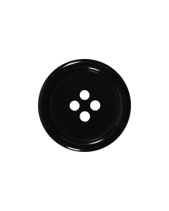 P975 Chunky Rim 36L Black 4 Hole Button