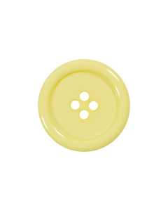 P975 Chunky Rim 40L Lemon 4 Hole Button