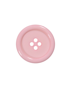 P975 Chunky Rim Pale Pink 4 Hole Button