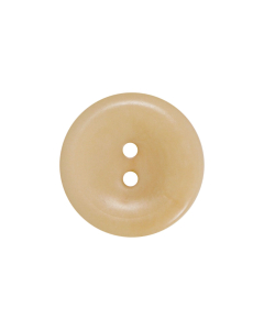 W100 Cup Shape Beige(129) 2 Hole Button