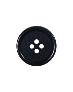 W119 Chunky Rim Casual Shirt Navy(33) 4 Hole Button