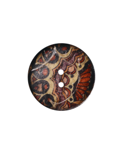 W240 Printed Pattern 64L Multi 2 Hole Button