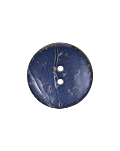 W285 Matt 24L Blue 2 Hole Button