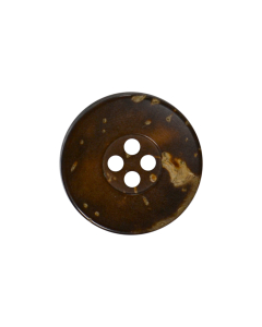 W43 Round 32L Brown 4 Hole Button