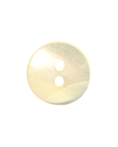 X111 Troca Round 16L White 2 Hole Button