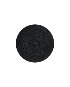 X614 Braided 20mm Black Shank Button