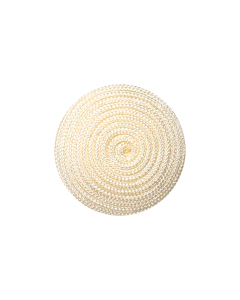 X614 Braided 20mm Ivory Shank Button