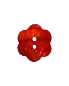 X800 Coloured Flower 18L Red(M128) 2 Hole Button