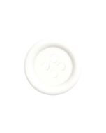 P3536 Matt 20L White 4 Hole Button