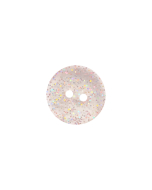 P63 Polyester Glitter 2 Hole Button 28L Pale Pink (NC4)