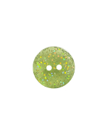 P63 Polyester Glitter 2 Hole Button 20L Green (NC9)