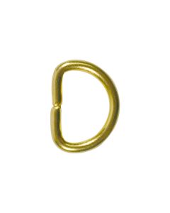 B1038 13mm Gold D Ring