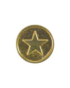B209 Star 32L Gold(1) Shank Button