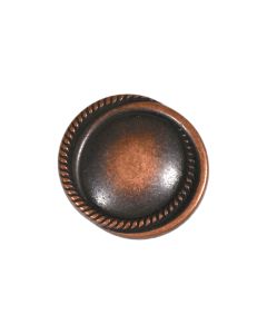 B411 Off Centre Old Copper(31) Shank Button