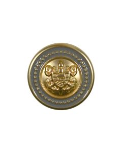 B418 Crest Gold (LG) Shank Button