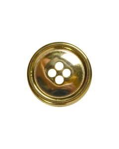 B432 Ring Edge Gold(3) 4 Hole Button