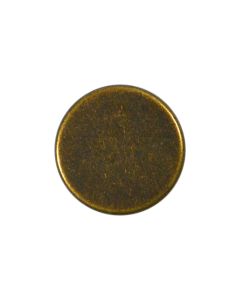 B433 Plain Old Brass(26) Shank Button