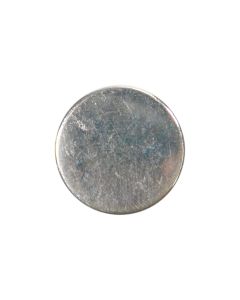 B433 Plain Silver(9) Shank Button