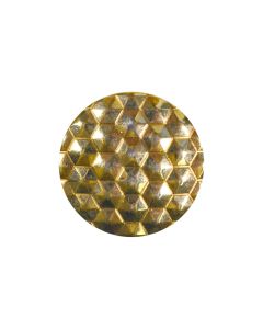 B434 Hexagonals Gold(3) Shank Button