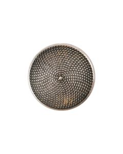 B472 Dots Antique Silver 16 Shank Button