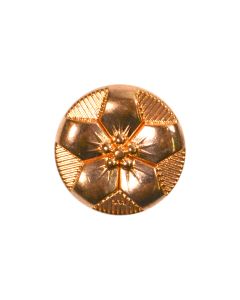 B482 Flower 16L Rose Gold(67) Shank Button