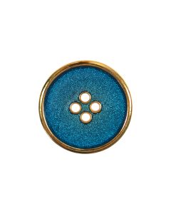 B550 Colour Centre with Gold Rim 18L Turquoise(1/5012) 4 Hole Button