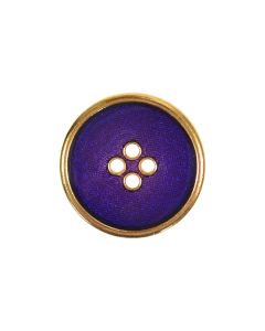 B550 Colour Centre with Gold Rim 18L Purple(1/5015) 4 Hole Button