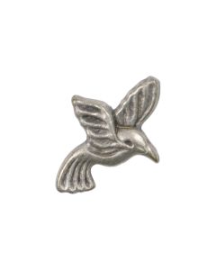 B682 Flying Bird 40L Old Silver Shank Button
