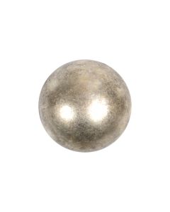 B844 Full Dome 16L Old Silver Shank Button
