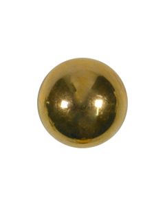 B897 Full Dome 18L Gold Shank Button
