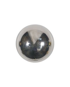 B897 Full Dome 28L Silver Shank Button