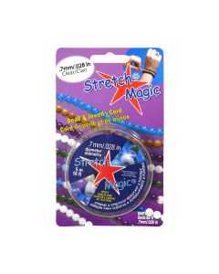 CR37 Stretch Magic Bead and Jewellery Cord 0.7mm Clear