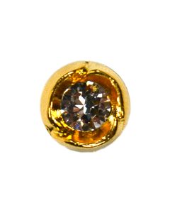 G79 Tulip Inspired 15L Gold(1) Shank Button