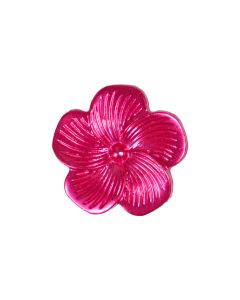 G82 Flower 18mm Hot Pink Shank Button