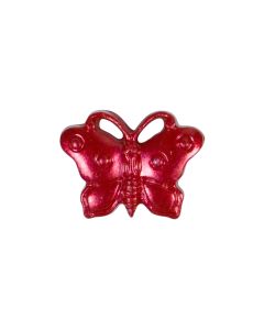 G85 Butterfly 18mm Red Shank Button
