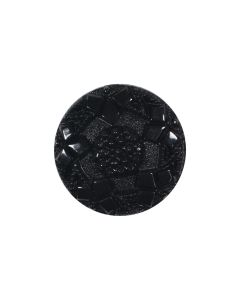 K115 Fancy 38mm Black Shank Button