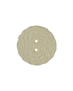 K125 Cord Textured Look 44L Cream 2 Hole Button