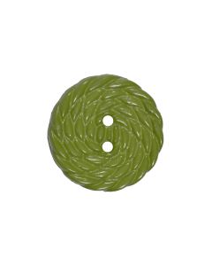 K125 Cord Textured Look 44L Olive 2 Hole Button