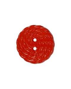 K125 Cord Textured Look 44L Red 2 Hole Button