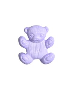 K1377 Teddy Bear 26L Lilac(15) Shank Button