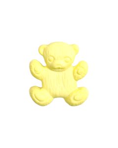 K1377 Teddy Bear 26L Yellow(3) Shank Button