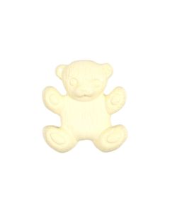 K1377 Teddy Bear 26L Cream(8) Shank Button
