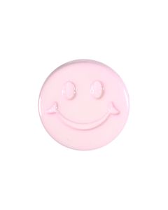 K1496 Smiley Face 30L Pink(5) Shank Button
