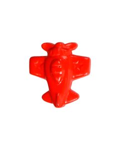 K1751 Airplane 30L Red(36A) Shank Button
