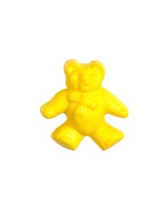 K1785 Teddy Bear 30L Yellow(D20) Shank Button