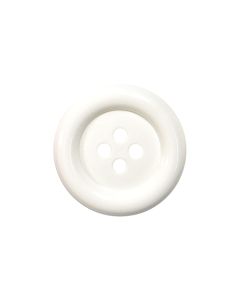 K1859 Chunky Edge 60L White 4 Hole Button