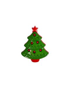 K212 Christmas Tree 25mm Multi Shank Button