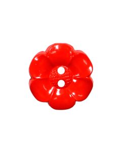 K267 Flower 36L Red(41) 2 Hole Button