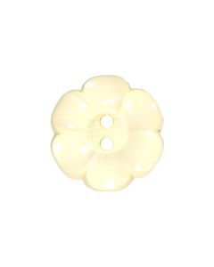 K267 Flower 60L Cream(8) 2 Hole Button