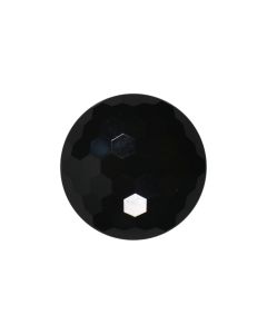 K476A Hexagon Pattern 15mm Black Shank Button
